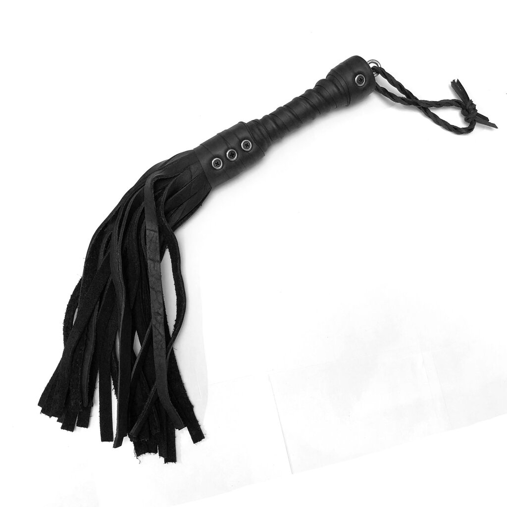 Bare Leatherworks Mid size Bullhide Flogger 20 strands