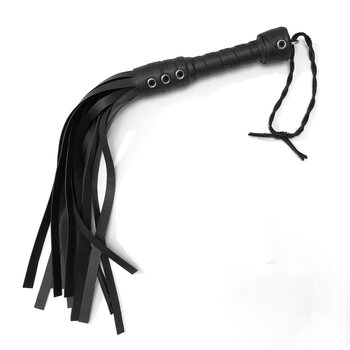 Bare Leatherworks Mid size Rubber Flogger 24 strengen