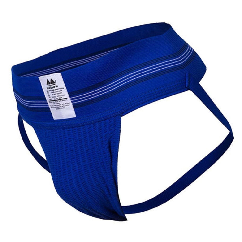 Jockstrap 3" band blauw