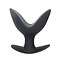 Brutus Open wide silicone twin tip buttplug M