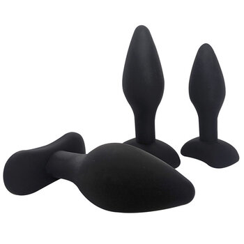 Brutus 3 Plug Silicone Ass Training Kit