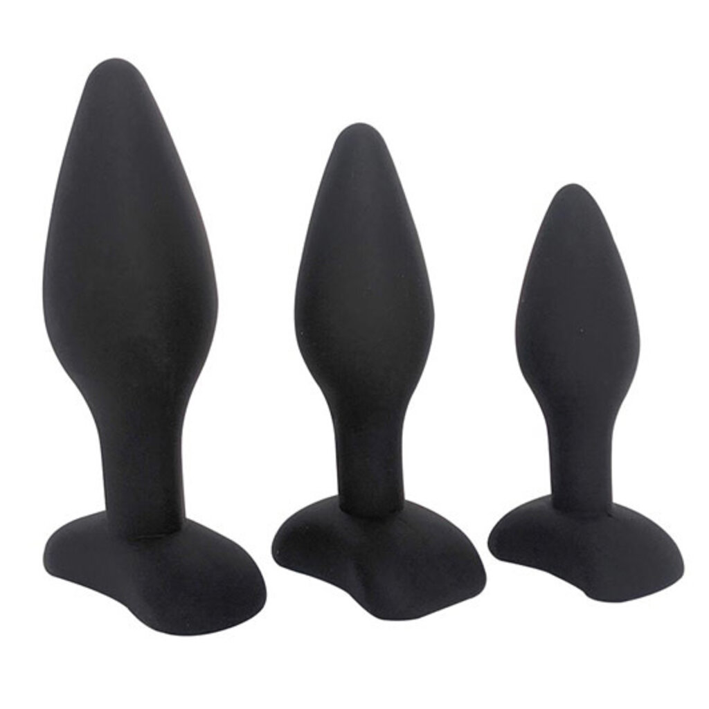 Brutus 3 Plug Silicone Ass Training Kit