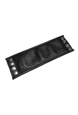 RoB Leather wrist wallet, black piping