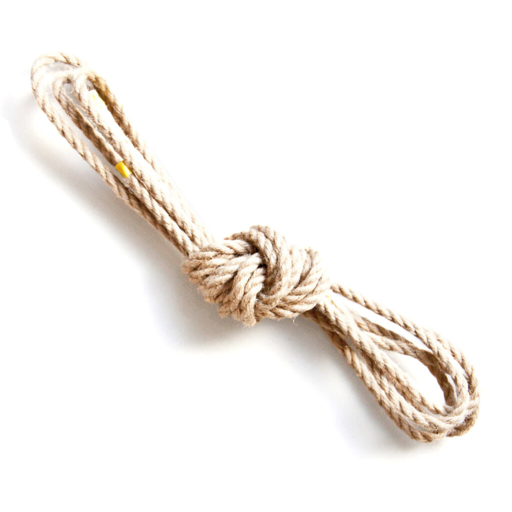 Mister Kink Bondage rope, jute, Ø 5.5 mm, 1 meter - RoB Amsterdam