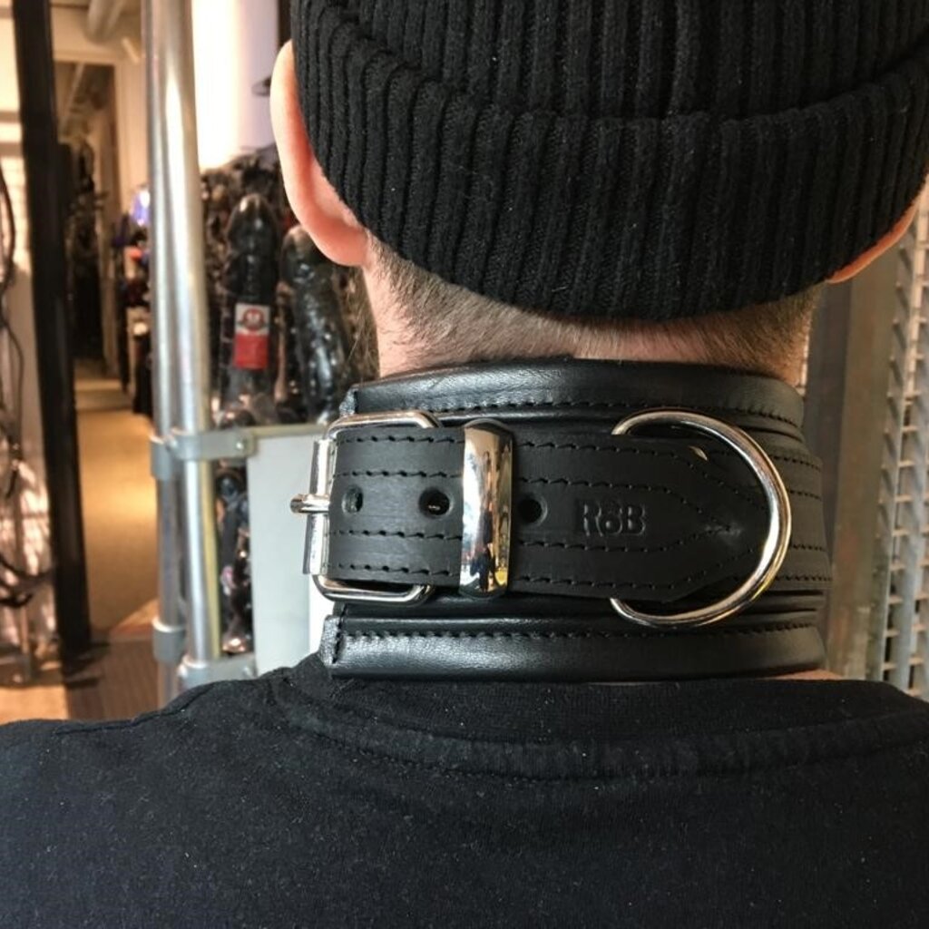 RoB Leder Sklavenhalsband mit Fütterung