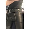RoB Leather belt 5 cm with double buckle