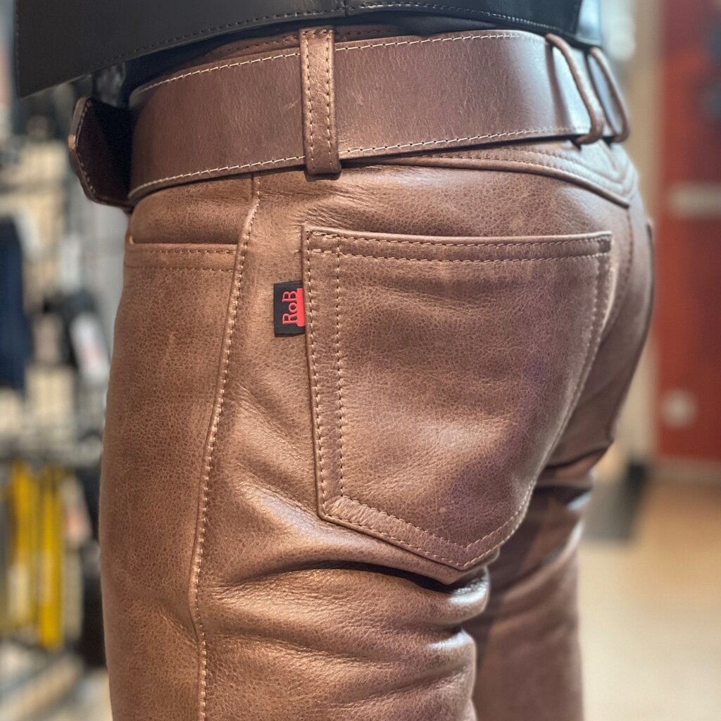 RoB Stallion Pants Dark-brown leather