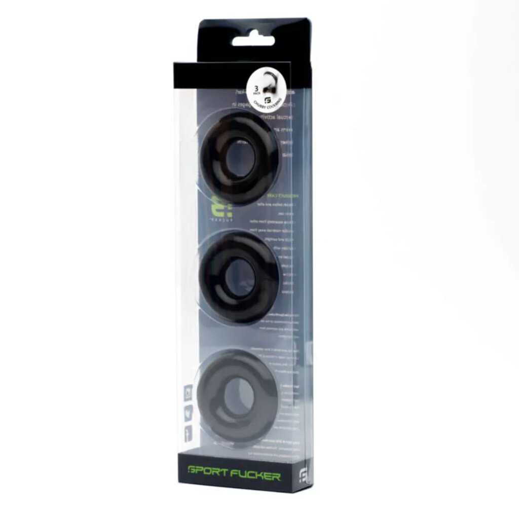 Sport Fucker Chubby Cockring 3-pack