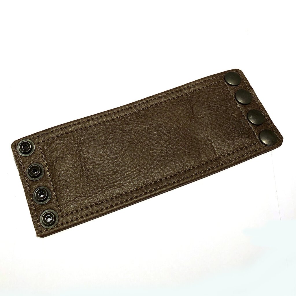 RoB Leather Wrist Wallet dark brown