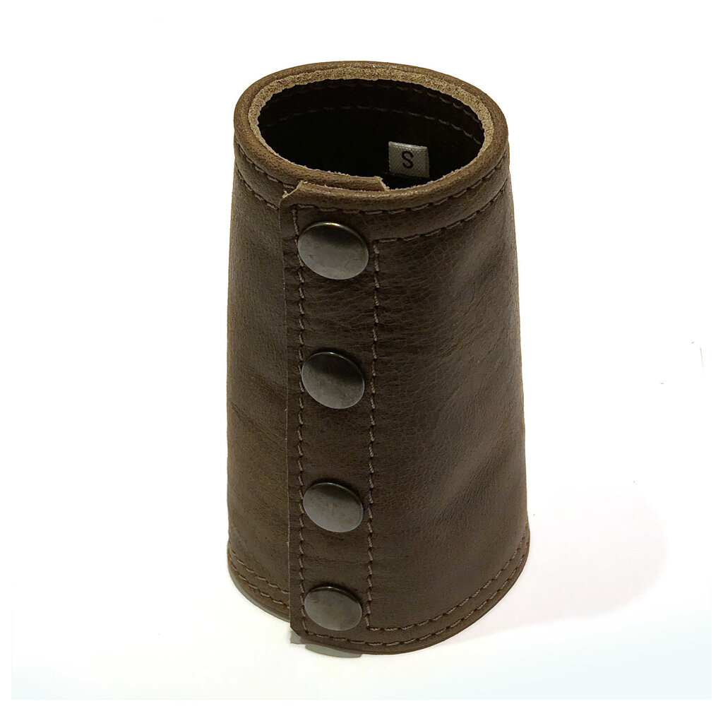 RoB Stallion Leather Gauntlet Wrist Wallet Grizzly