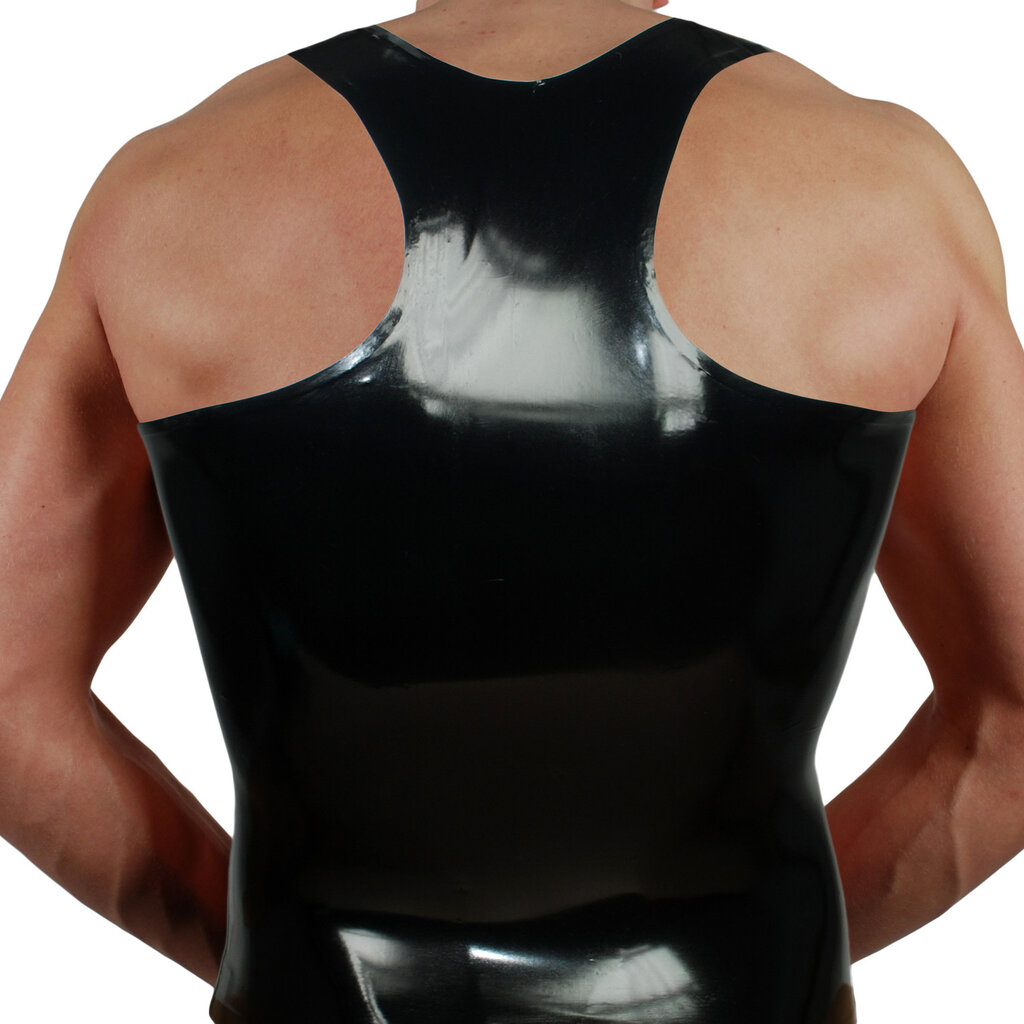 RoB Rubber Y-back singlet with colored stripes