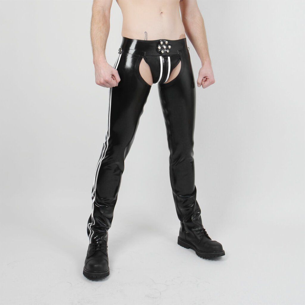 RoB Rubber chaps met gekleurde strepen