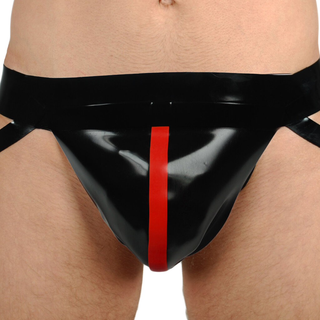 RoB Gummi Jockstrap mit farbige Streifen