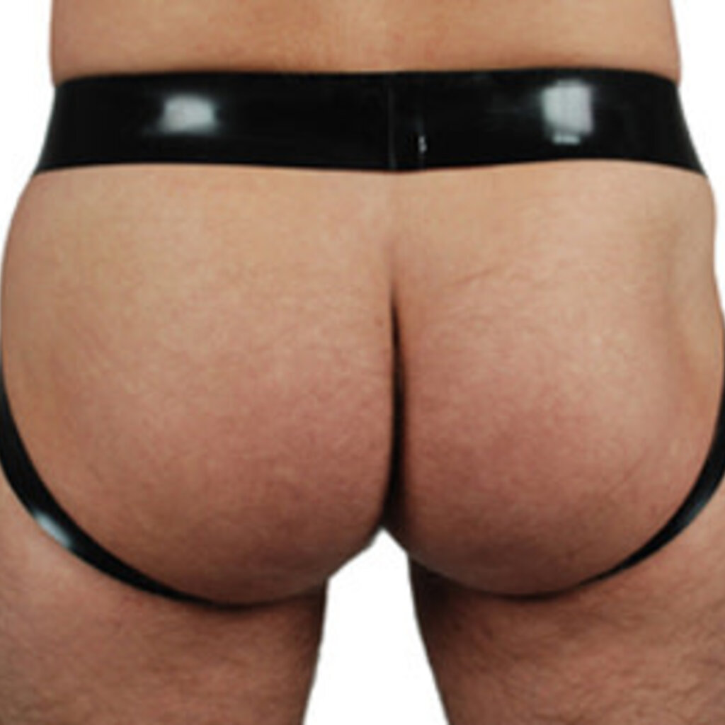 RoB Rubber jockstrap met gekleurde streep