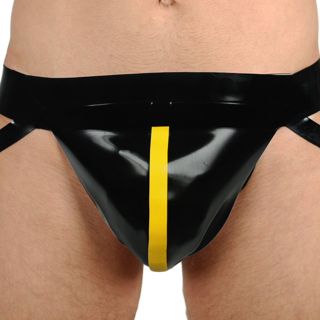 RoB Gummi Jockstrap mit farbige Streifen