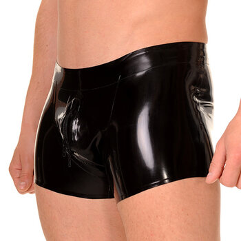 RoB Rubber full zip shorts