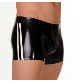 RoB Rubber full zip shorts with colored stripes