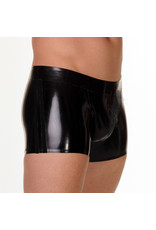 RoB Rubber full zip shorts with colored stripes