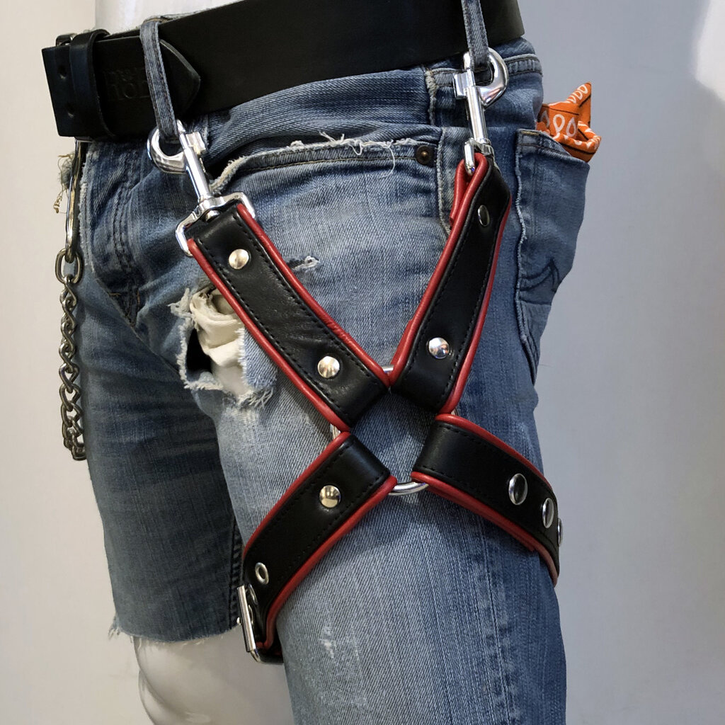 Leather Thigh Harness For Men - Thigh Leg Harness