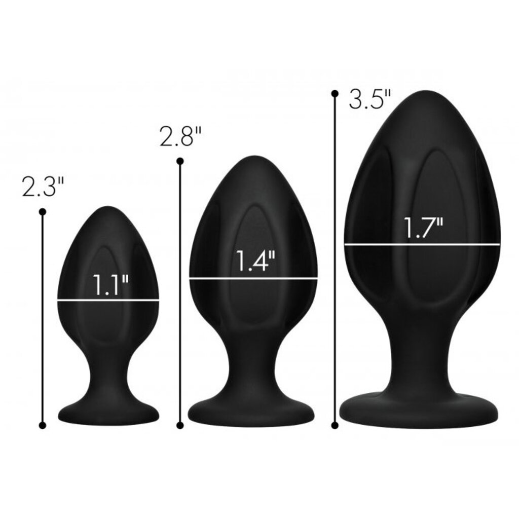 Brutus Triple Juicers silicone anal trainer set