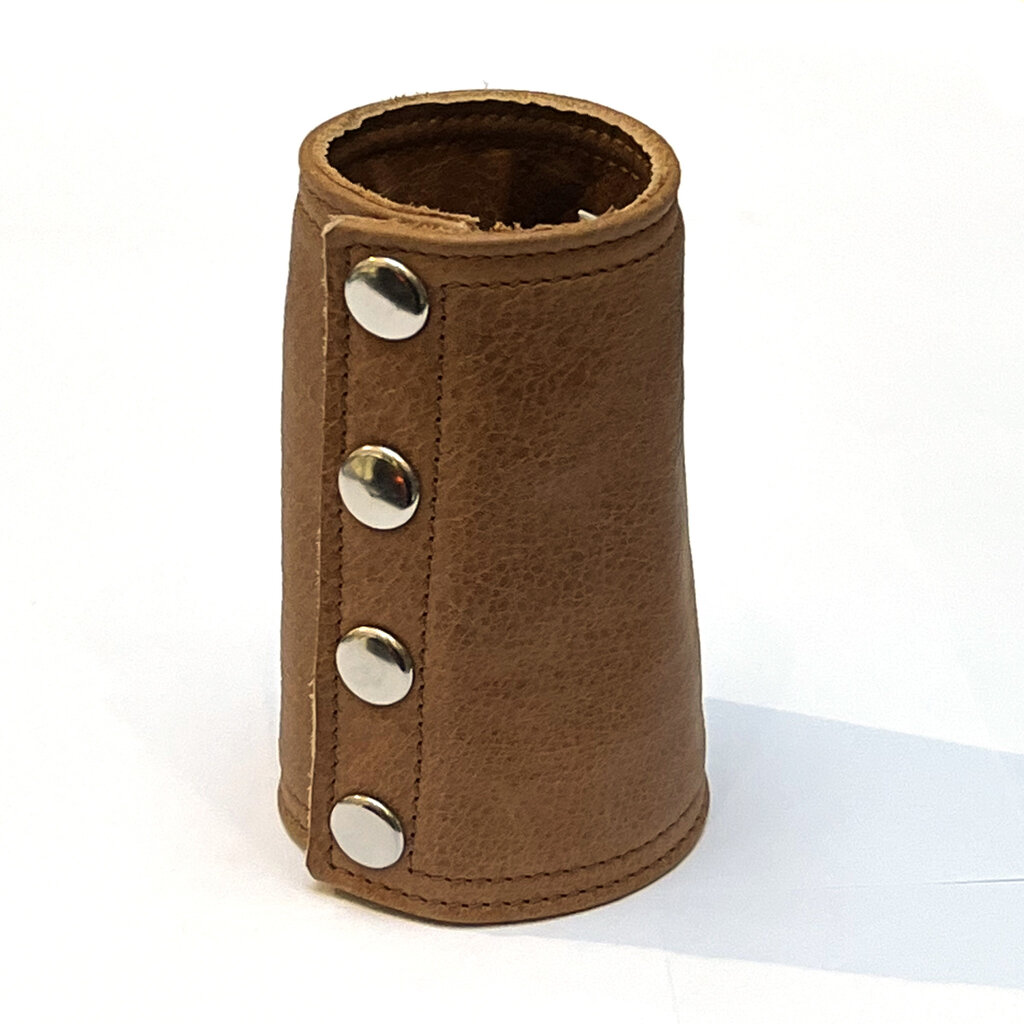 RoB Stallion Leren Gauntlet polsband met geldvak Deer