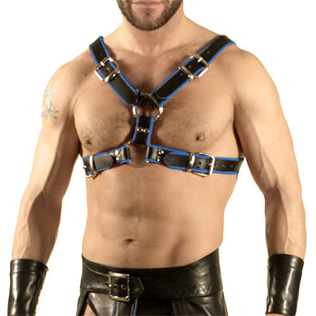 RoB Y-Front harness black with colored piping