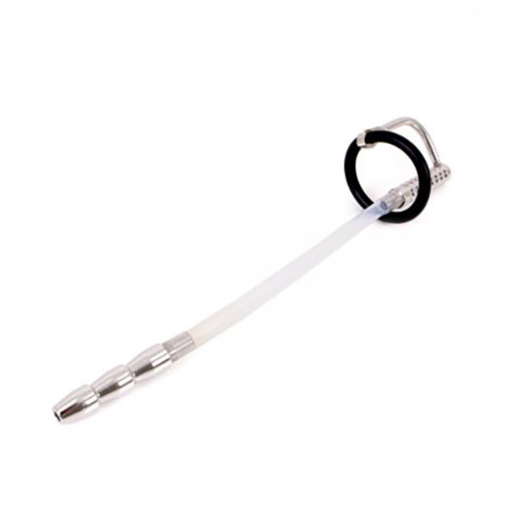 Urethral catheter ribbed plug large