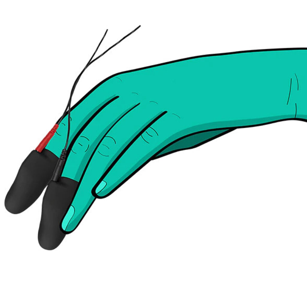 ElectraStim Finger sleeves silicone noir Explorer