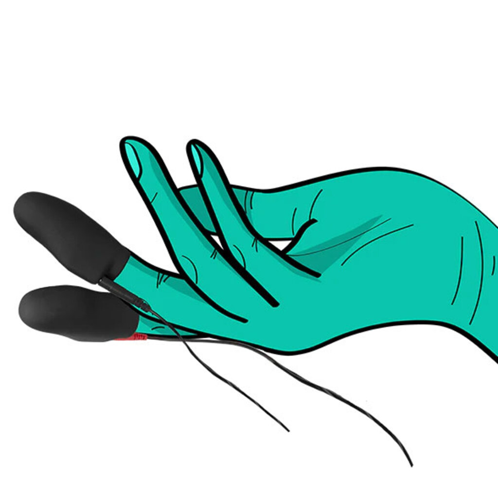 ElectraStim Finger sleeves silicone noir Explorer