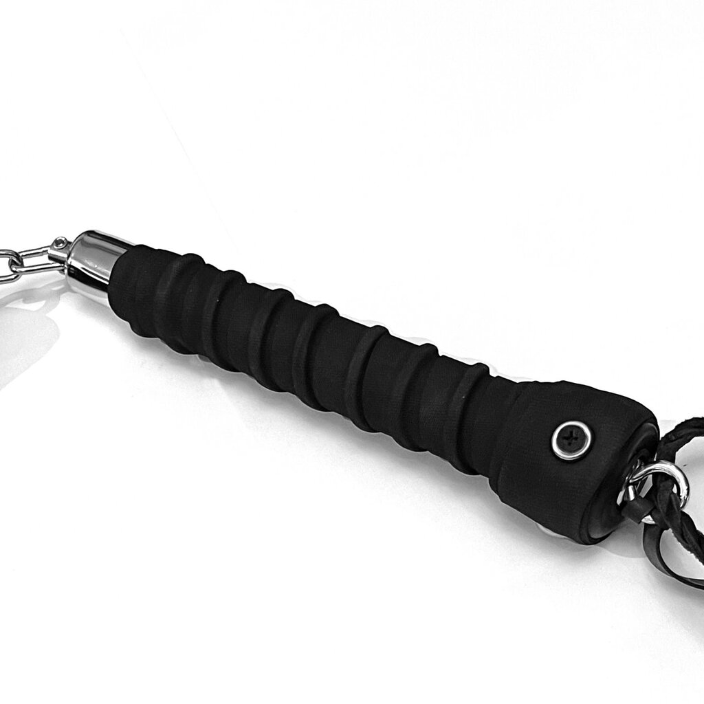 Bare Leatherworks Rotator stierleren Flogger 20 strengen Pro-Grip