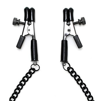 Nipple clamps wit black chain