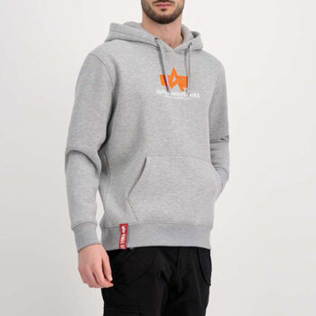 Alpha Industries Basic Hoody Rubber Grey