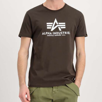 Alpha Industries Basic T Black Olive