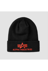 Alpha Industries 3D Beanie black/red
