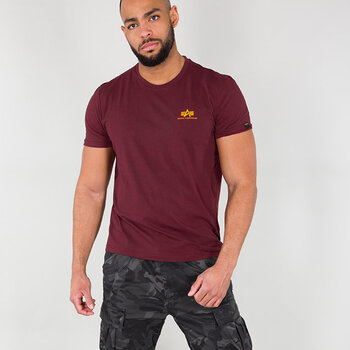 Alpha Industries Basic T SL Burgundy