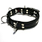 RoB Leather slave collar with 4 D-rings