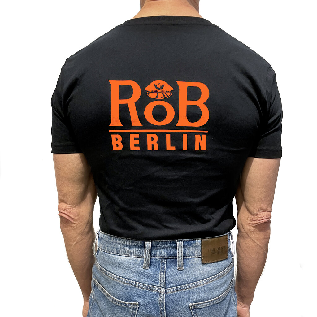 RoB Berlin T-shirt Black/Orange