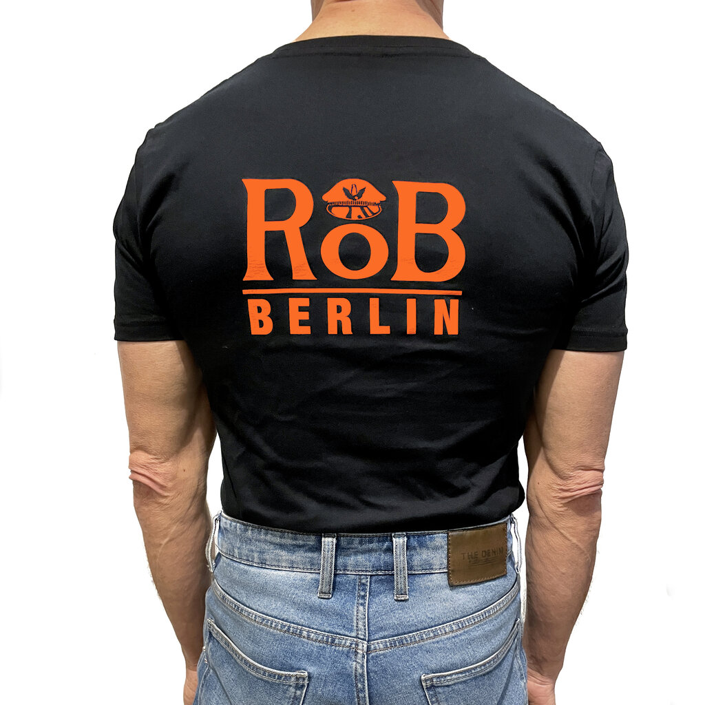 RoB Berlin T-shirt Zwart/Oranje