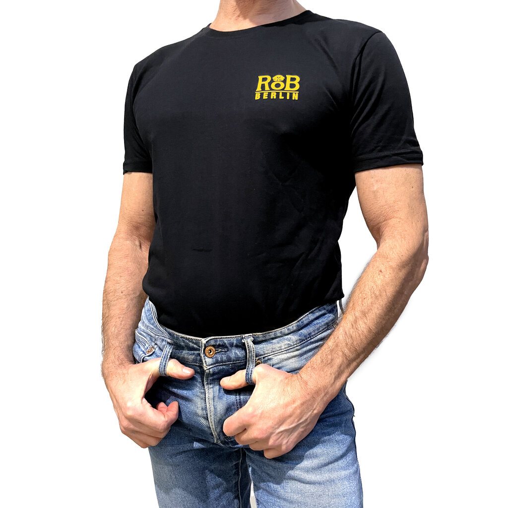 RoB Berlin T-shirt Zwart/Geel