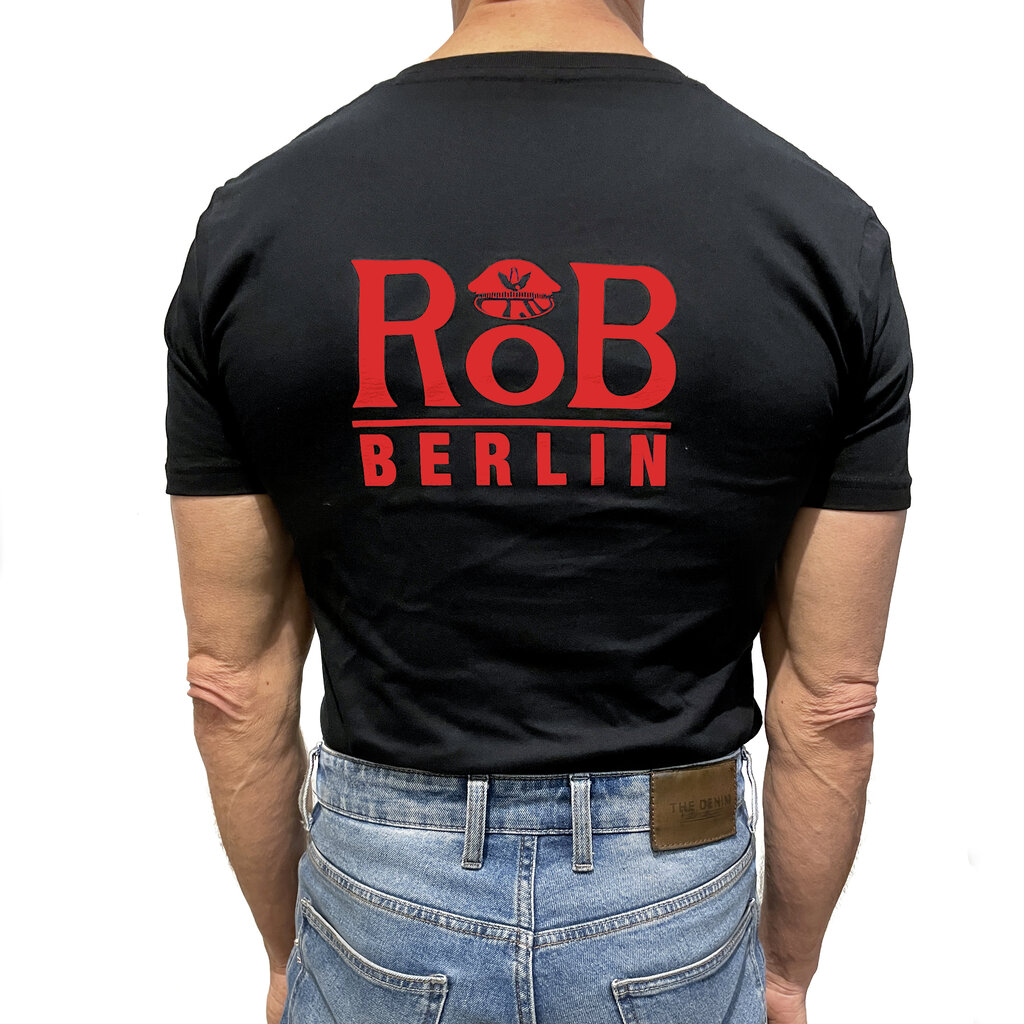 RoB Berlin T-shirt Zwart/Rood