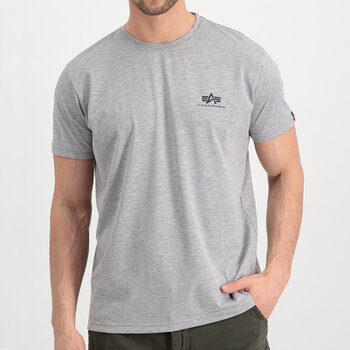 Alpha Industries Basic T SL Grey Heather