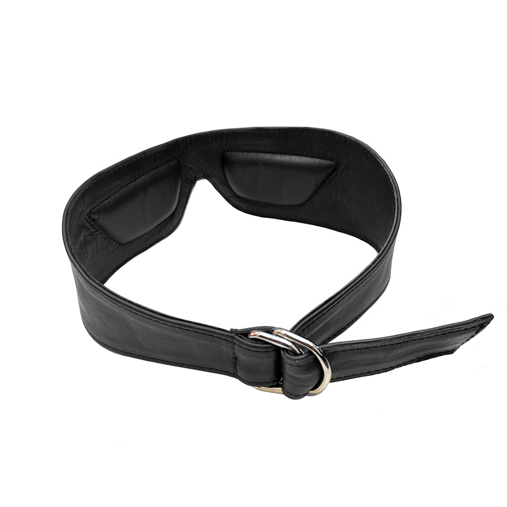 RoB Leather Blindfold with Padded Eyes