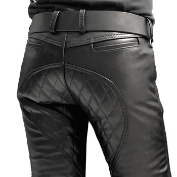 RoB Rubber legging with full zip and colored stripes - RoB Amsterdam