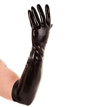 Rubber elbow gloves