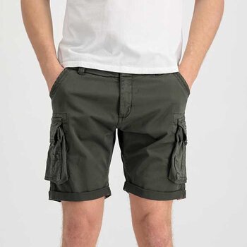 Alpha Industries Crew Short Grey Black