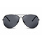  Aviator Sunglasses black/black frame