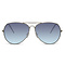  Aviator Sunglasses blue/silver colored frame
