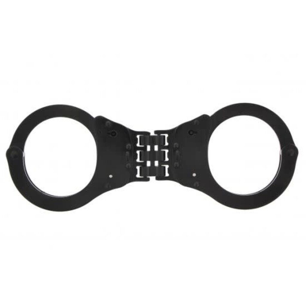 Handcuffs Triple Hinged Black