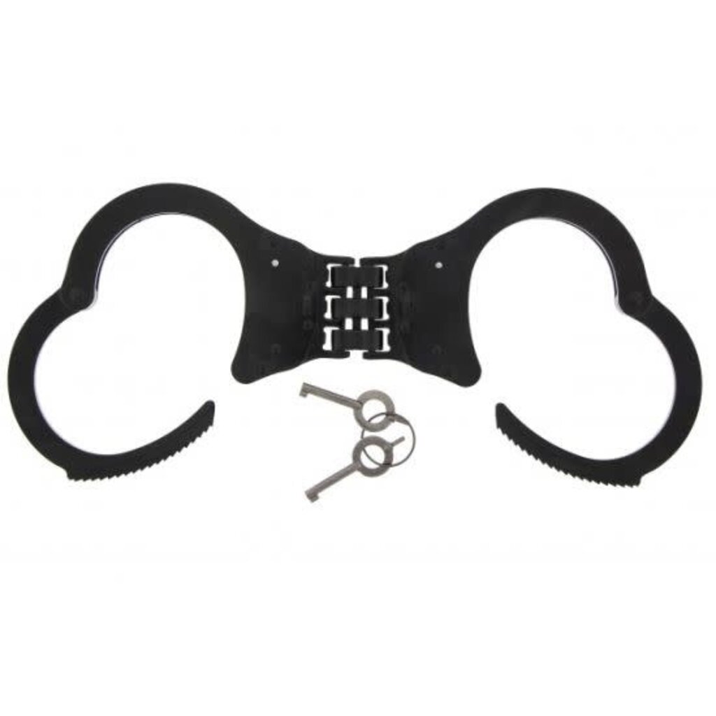 Handcuffs Triple Hinged Black