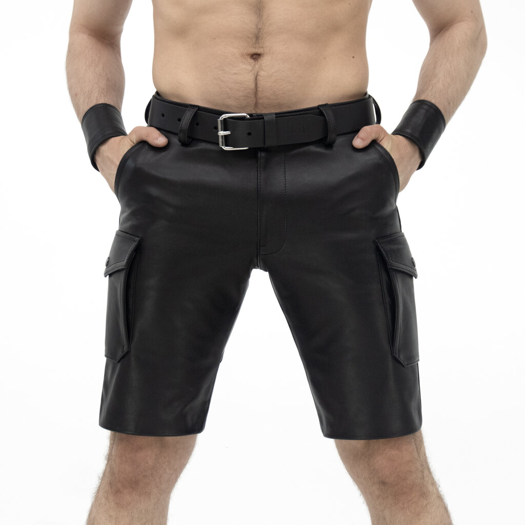 RoB Leren Cargo Shorts